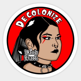 Indigenous Anarchist Punker Sticker